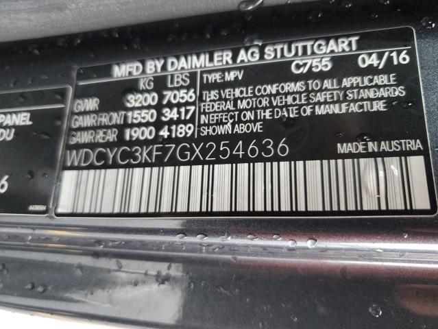 Auction sale of the 2016 Mercedes-benz G 550, vin: WDCYC3KF7GX254636, lot number: 37001454