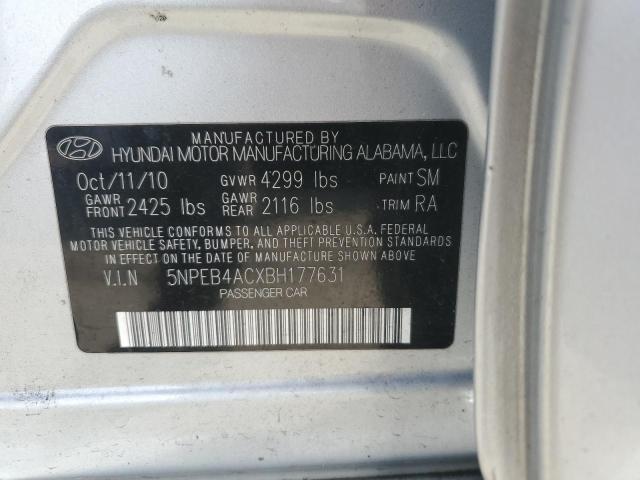 Продаж на аукціоні авто 2011 Hyundai Sonata Gls, vin: 5NPEB4ACXBH177631, номер лоту: 37521374