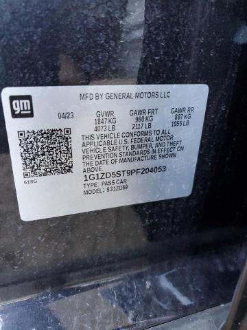 37804464 :رقم المزاد ، 1G1ZD5ST9PF204053 vin ، 2023 Chevrolet Malibu Lt مزاد بيع