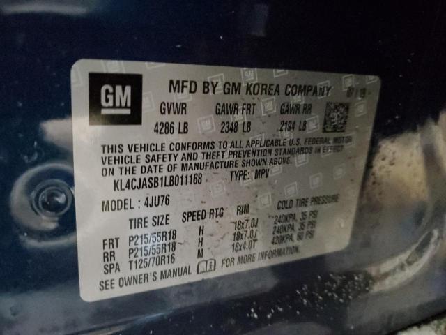 Продажа на аукционе авто 2020 Buick Encore Preferred, vin: KL4CJASB1LB011168, номер лота: 37148884
