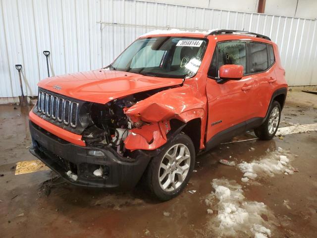 Aukcja sprzedaży 2017 Jeep Renegade Latitude, vin: ZACCJBBB0HPF47456, numer aukcji: 38568144