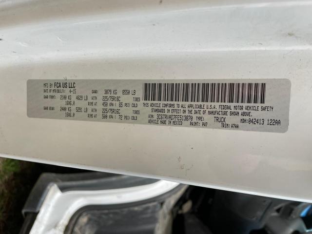Aukcja sprzedaży 2015 Ram Promaster 1500 1500 Standard, vin: 3C6TRVAD7FE513870, numer aukcji: 38248424