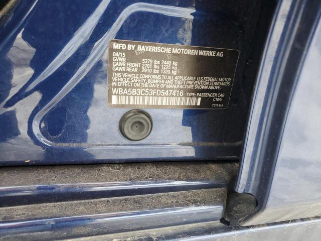 Aukcja sprzedaży 2015 Bmw 535 Xi, vin: WBA5B3C53FD547416, numer aukcji: 39006034
