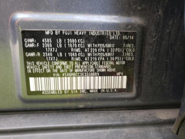 Продаж на аукціоні авто 2014 Subaru Outback 2.5i Premium, vin: 4S4BRBCC2E3319689, номер лоту: 37541904