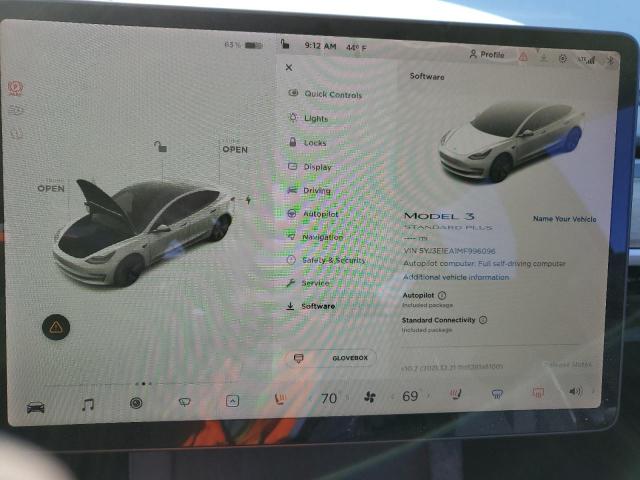 2021 Tesla Model 3 მანქანა იყიდება აუქციონზე, vin: 5YJ3E1EA1MF996096, აუქციონის ნომერი: 37500104