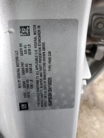 37088974 :رقم المزاد ، 1G4PS5SK1D4198229 vin ، 2013 Buick Verano مزاد بيع
