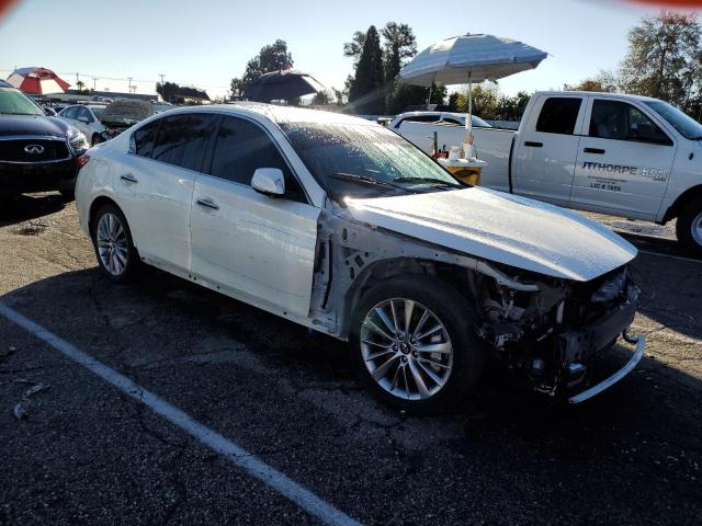 2018 Infiniti Q50 Luxe მანქანა იყიდება აუქციონზე, vin: JN1EV7AP3JM357004, აუქციონის ნომერი: 38587064