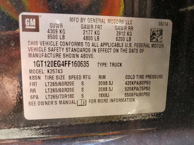 Продаж на аукціоні авто 2015 Gmc Sierra K2500 Denali, vin: 1GT120EG4FF160635, номер лоту: 37312404