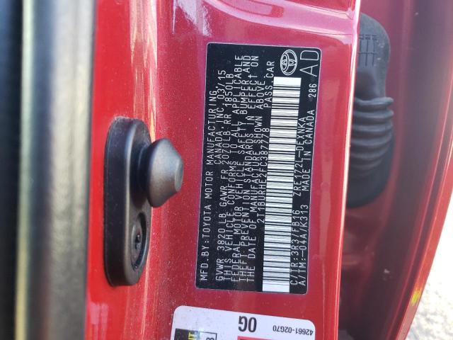 40188834 :رقم المزاد ، 2T1BURHE2FC387778 vin ، 2015 Toyota Corolla L مزاد بيع