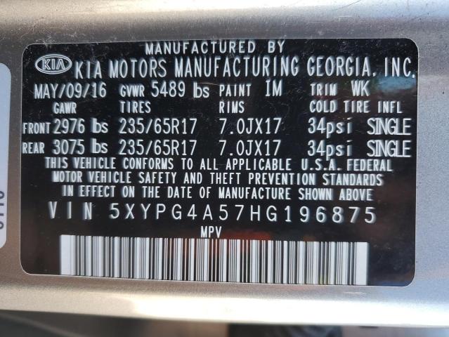 Продаж на аукціоні авто 2017 Kia Sorento Lx, vin: 5XYPG4A57HG196875, номер лоту: 40864304