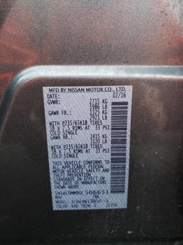 Aukcja sprzedaży 2016 Infiniti Qx60, vin: 5N1AL0MM9GC506651, numer aukcji: 39842054