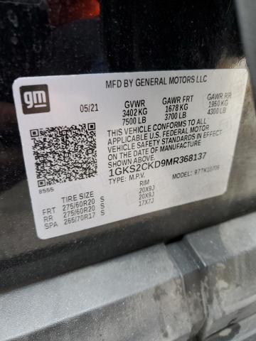 Продаж на аукціоні авто 2021 Gmc Yukon, vin: 1GKS2CKD9MR368137, номер лоту: 87809795