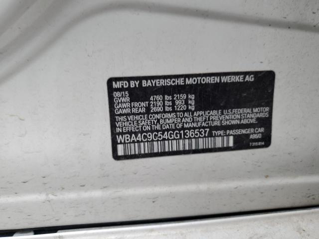 89391435 :رقم المزاد ، WBA4C9C54GG136537 vin ، 2016 Bmw 428 Xi Gra مزاد بيع