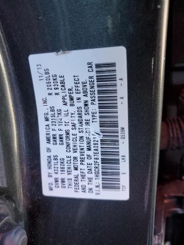 Продаж на аукціоні авто 2014 Honda Accord, vin: 1HGCR2F87EA092142, номер лоту: 88263835