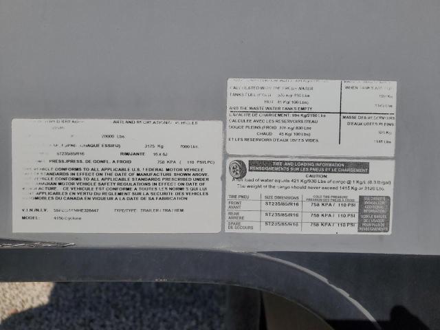 Продаж на аукціоні авто 2017 Heartland Gateway, vin: 5SFCG4434HE326447, номер лоту: 41610535