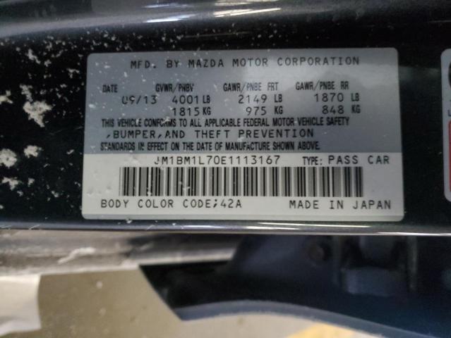 Aukcja sprzedaży 2014 Mazda 3, vin: JM1BM1L70E1113167, numer aukcji: 89284895