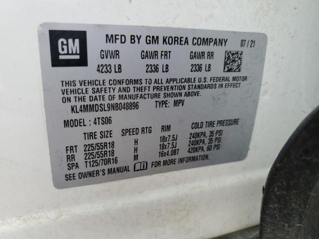 Aukcja sprzedaży 2022 Buick Encore Gx, vin: KL4MMDSL9NB048896, numer aukcji: 41462325