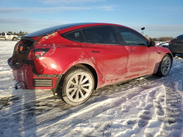 2022 Tesla Model 3 მანქანა იყიდება აუქციონზე, vin: 5YJ3E1EB6NF155434, აუქციონის ნომერი: 86955084