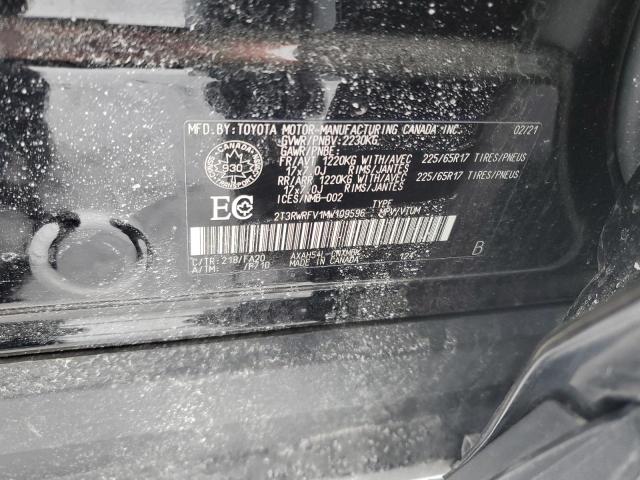 2021 Toyota Rav4 მანქანა იყიდება აუქციონზე, vin: 2T3RWRFV1MW109596, აუქციონის ნომერი: 42285665