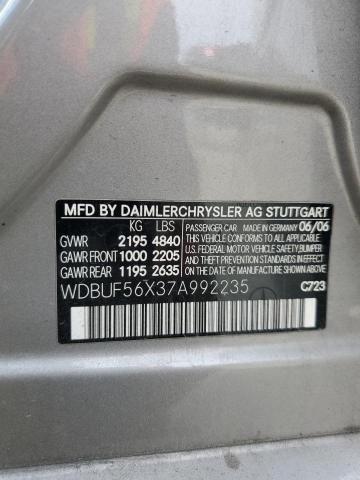 Aukcja sprzedaży 2007 Mercedes-benz E 350, vin: WDBUF56X37A992235, numer aukcji: 87336294