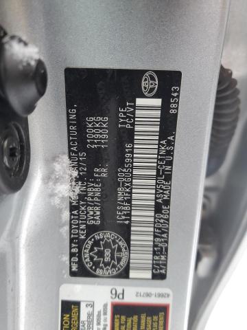 Aukcja sprzedaży 2016 Toyota Camry, vin: 4T1BF1FKXGU559916, numer aukcji: 42916145