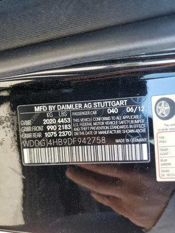 2013 Mercedes-benz C მანქანა იყიდება აუქციონზე, vin: WDDGJ4HB9DF942758, აუქციონის ნომერი: 85763294
