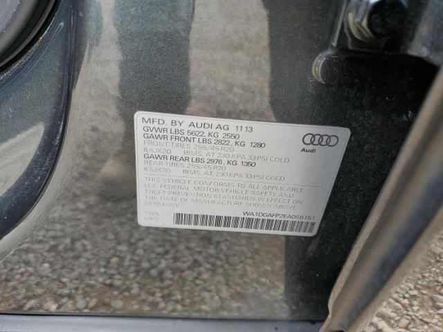 2014 Audi Q5 Premium Plus მანქანა იყიდება აუქციონზე, vin: WA1DGAFP2EA059151, აუქციონის ნომერი: 86508784