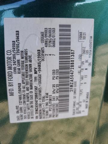 Aukcja sprzedaży 2002 Ford Windstar, vin: 2FMZA50472BB81387, numer aukcji: 86598494