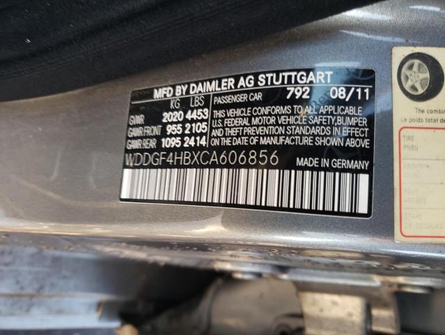 87082944 :رقم المزاد ، WDDGF4HBXCA606856 vin ، 2012 Mercedes-benz C 250 مزاد بيع