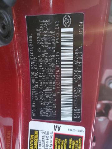 Aukcja sprzedaży 2022 Toyota Avalon, vin: 4T1JZ1FB5NU087219, numer aukcji: 87059684