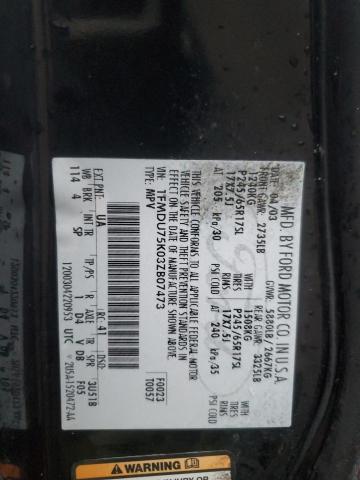 2003 Ford Explorer მანქანა იყიდება აუქციონზე, vin: 1FMDU75K03ZB07473, აუქციონის ნომერი: 41468775