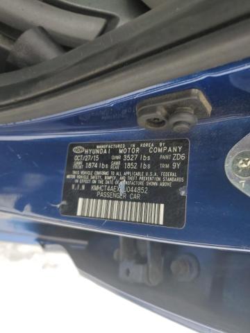 2016 Hyundai Accent მანქანა იყიდება აუქციონზე, vin: KMHCT4AEXGU044852, აუქციონის ნომერი: 89067695
