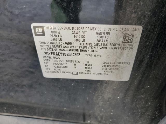 Aukcja sprzedaży 2011 Cadillac Srx, vin: 3GYFNAEY1BS664202, numer aukcji: 87370564