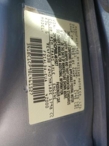 87806405 :رقم المزاد ، 3N1BC1CP9BL461527 vin ، 2011 Nissan Versa S مزاد بيع