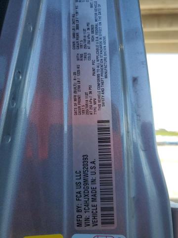 2021 Jeep Wrangler Unlimited მანქანა იყიდება აუქციონზე, vin: 1C4HJXDG9MW520393, აუქციონის ნომერი: 42720035