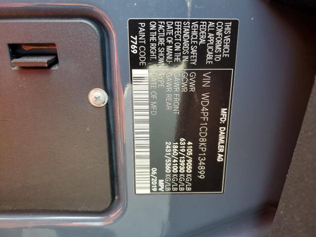 Aukcja sprzedaży 2019 Mercedes-benz Sprinter 2, vin: WD4PF1CD8KP134899, numer aukcji: 87466314