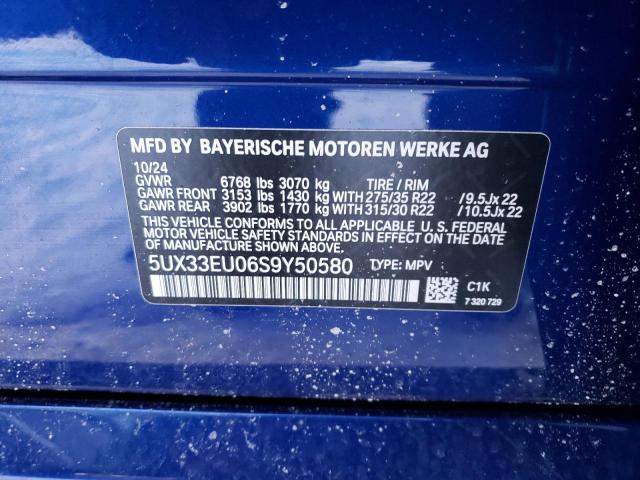 Продаж на аукціоні авто 2025 Bmw X5, vin: 5UX33EU06S9Y50580, номер лоту: 89381205
