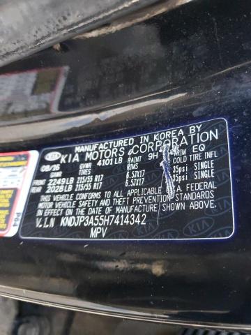 42585825 :رقم المزاد ، KNDJP3A55H7414342 vin ، 2017 Kia Soul + مزاد بيع