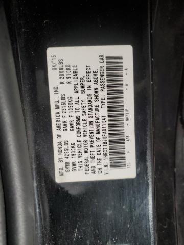 Продаж на аукціоні авто 2015 Honda Accord, vin: 1HGCT1B70FA011041, номер лоту: 87925135