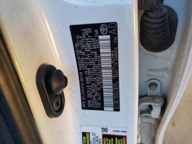 2016 Toyota Corolla მანქანა იყიდება აუქციონზე, vin: 2T1BURHE9GC583346, აუქციონის ნომერი: 87508055