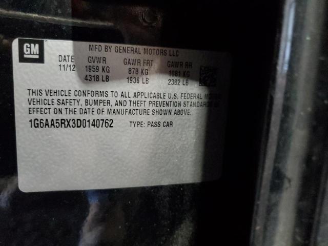 2013 Cadillac Ats მანქანა იყიდება აუქციონზე, vin: 1G6AA5RX3D0140762, აუქციონის ნომერი: 88315185