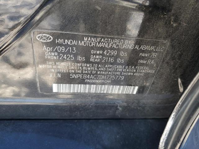 Продажа на аукционе авто 2013 Hyundai Sonata, vin: 5NPEB4AC7DH725779, номер лота: 89281335