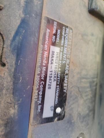 42437605 :رقم المزاد ، 1134726 vin ، 2013 Honda 21' Mower مزاد بيع