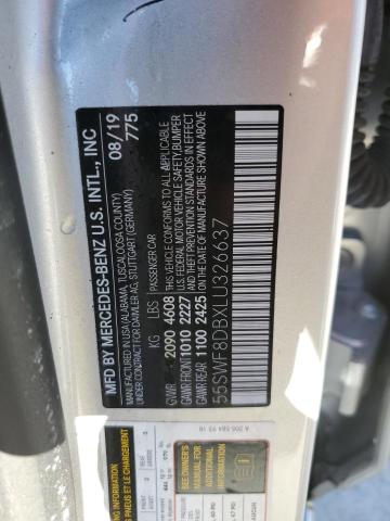 Продаж на аукціоні авто 2020 Mercedes-benz C, vin: 55SWF8DBXLU326637, номер лоту: 89013705