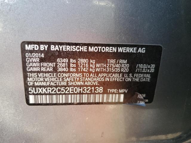 41572145 :رقم المزاد ، 5UXKR2C52E0H32138 vin ، 2014 Bmw X5 مزاد بيع