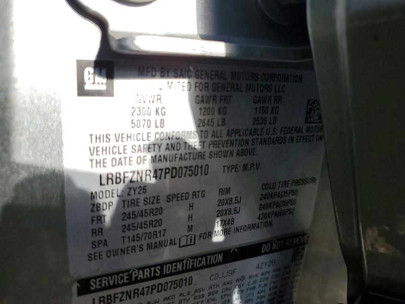 Aukcja sprzedaży 2023 Buick Envision, vin: LRBFZNR47PD075010, numer aukcji: 98248775