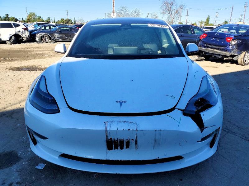 99670345 :رقم المزاد ، 5YJ3E1EB2NF237791 vin ، 2022 Tesla Model 3 مزاد بيع