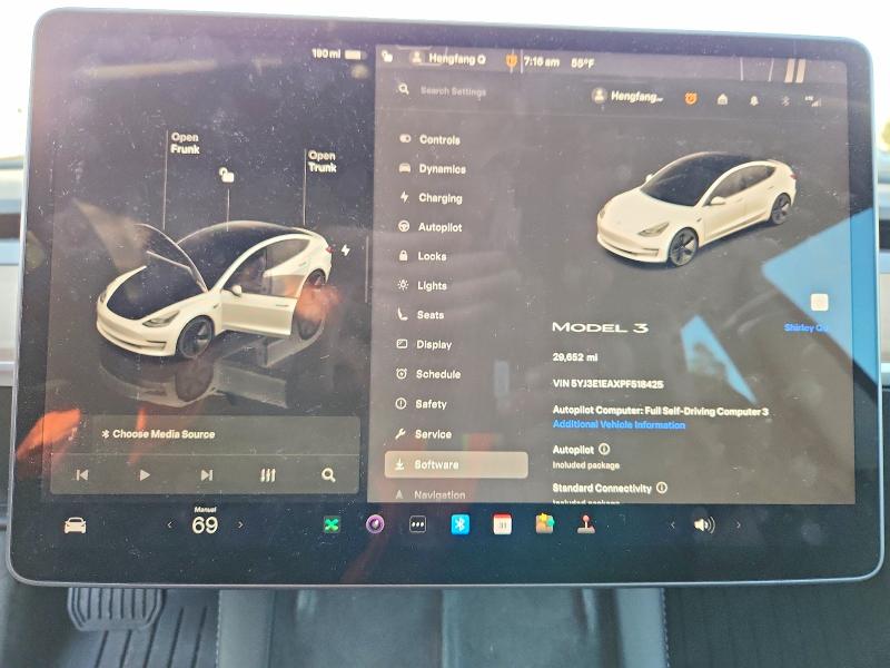 2023 Tesla Model 3 მანქანა იყიდება აუქციონზე, vin: 5YJ3E1EAXPF518425, აუქციონის ნომერი: 75496215