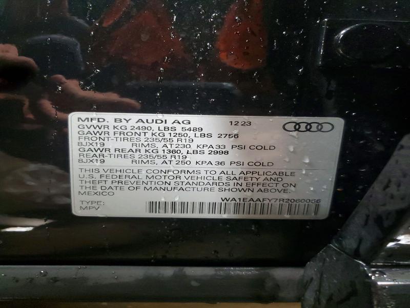 Продажа на аукционе авто 2024 Audi Q5, vin: WA1EAAFY7R2060066, номер лота: 72135295
