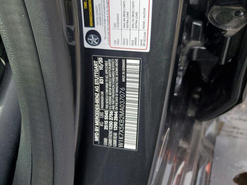 Продаж на аукціоні авто 2021 Mercedes-benz Amg Gt 43, vin: W1K7X5KB2MA037076, номер лоту: 74551735